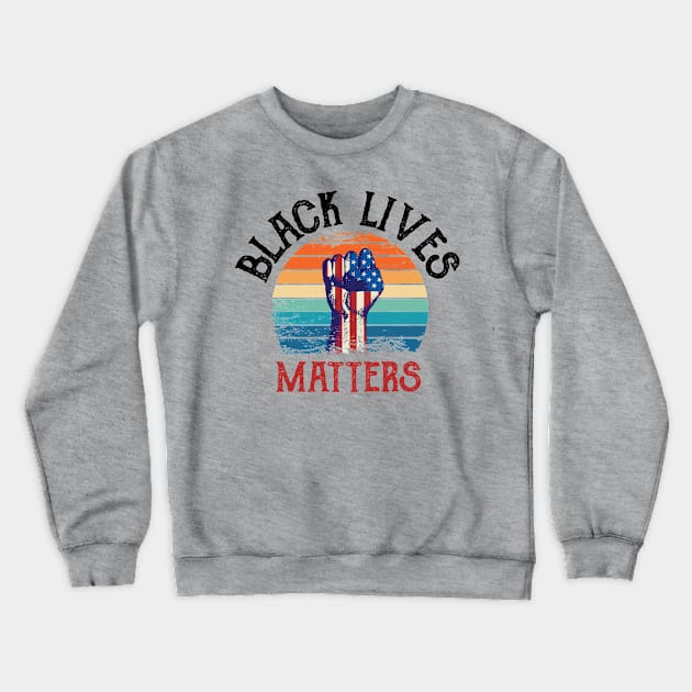 Black Lives Matter african american Crewneck Sweatshirt by Gaming champion